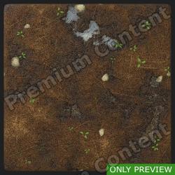 PBR Substance Material of Ground Forest Wet